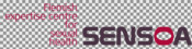 Logo Sensoa met baseline Flemish expertise centre for sexual health, versie kleur